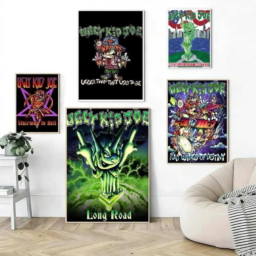 Band U-Ugly Cool Kid Joe Pop-Poster, klassische Wandkunst, Leinwanddruck, geeignet für Zuhause, Wohnzimmer, Raumdekoration, Gemälde