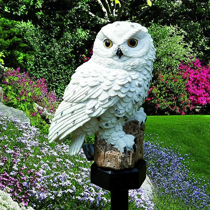 

Led Solar Power Outdoor Garden Waterproof Owl Stake Lawn Light Exterior Night Lights Owl Shape Solar Powered Energia Lamp