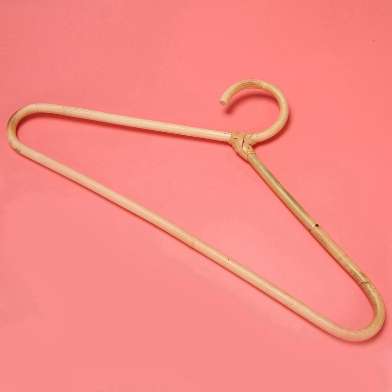 10X Rattan Clothes Hanger Style,Garments Organizer,Rack Adult Hanger,Room Decoration Hanger For Your Clothes.