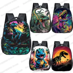 12 Zoll niedlichen Dinosaurier drucken Rucksack für 2-4 Jahre alt T-Rex Skelett Kinder Schult asche Kindergarten Mädchen Kleinkind Bücher taschen Geschenk