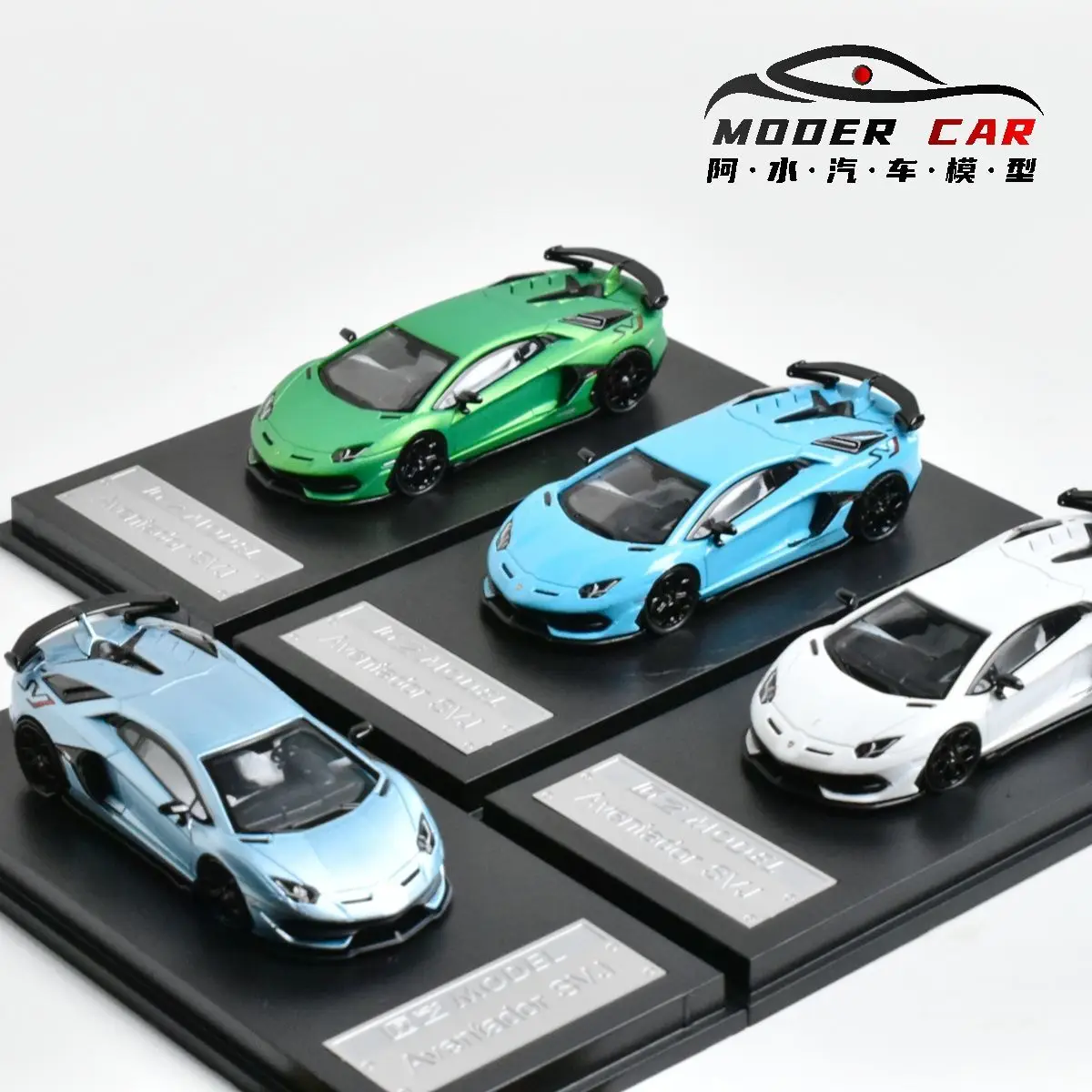 

JY 1:64 Aventador SVJ Взрослые хобби LP770-4 Литая под давлением модель автомобиля