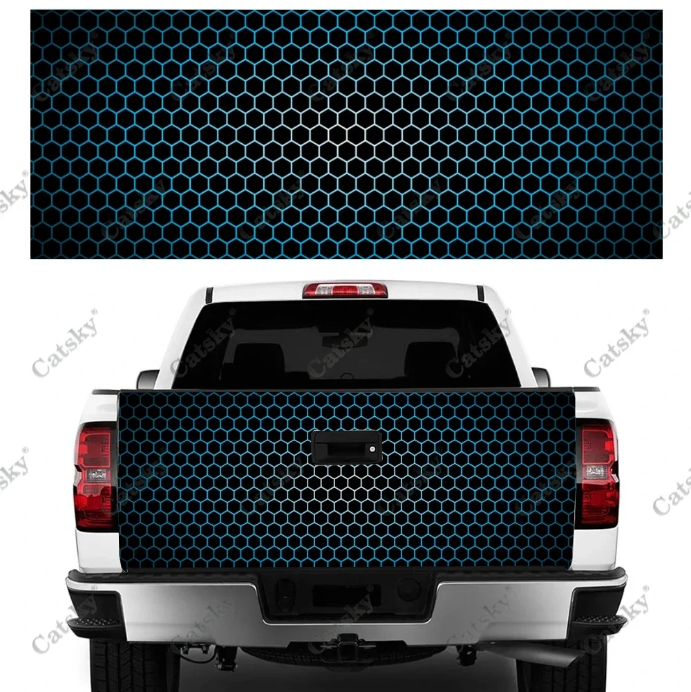 honeycomb hexagon Car sticker rear car rear appearance modification package suitable for car truck sticker