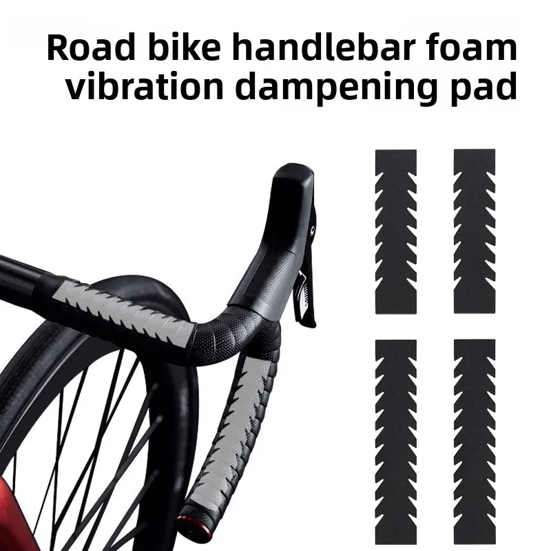 4 Stück Rennrad-Lenkerband Anti-Schock-Absorption Silikagel-Polster Lenkerband Fahrradzubehör Radzubehörteile