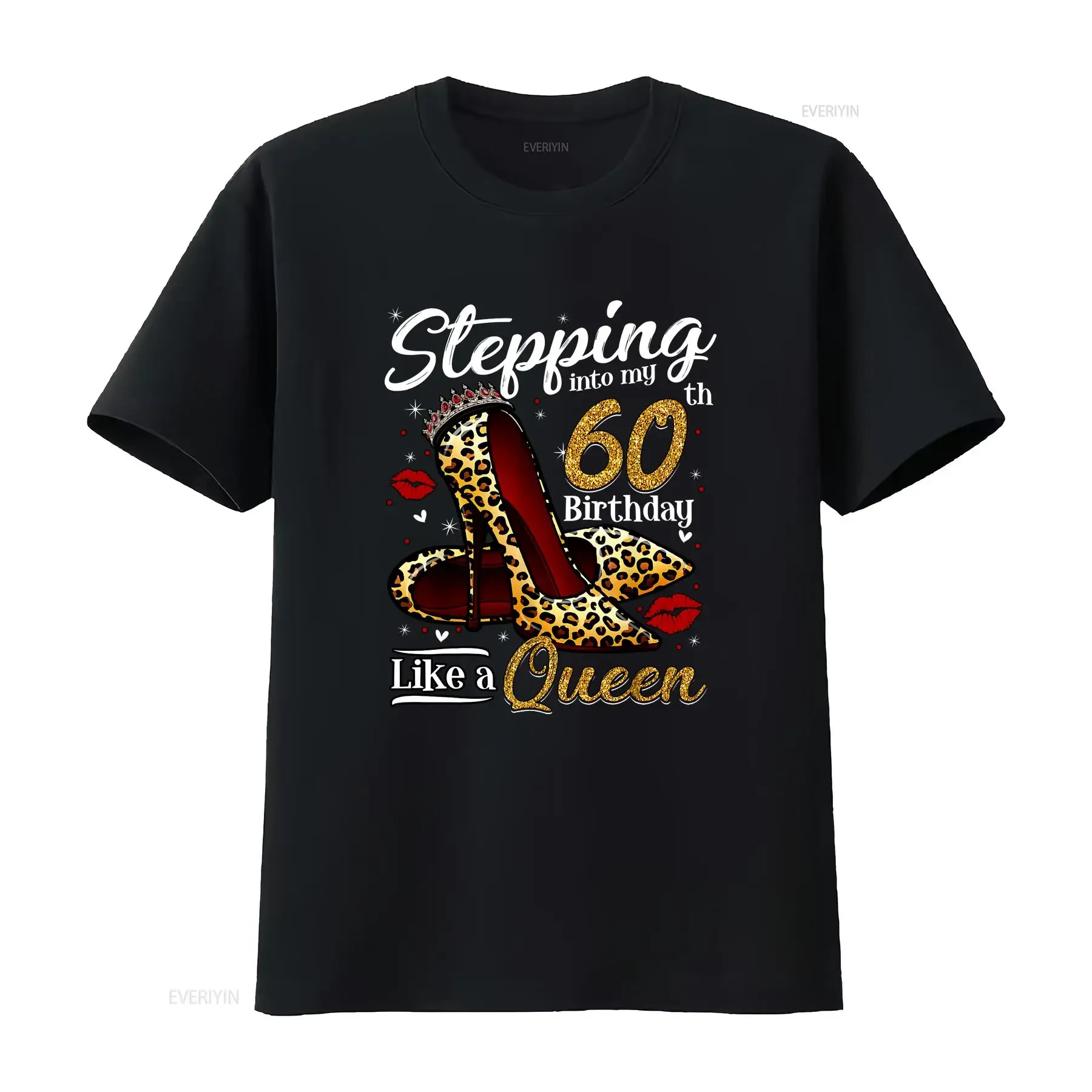 High Heels Stepping Into My 60th Birthday 60 and Fabulous T Shirt  vintage Washed Slightly Unisex Comfortable graphic