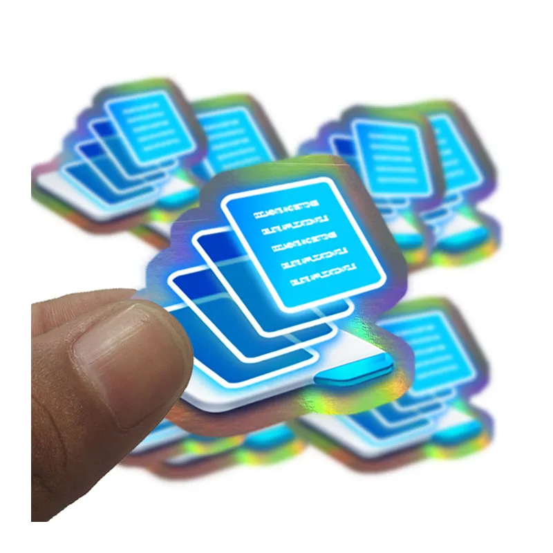 

High Quality Custom Logo Die Cut Stickers Waterproof Anime Stickers Holographic Label Holograms Laser Label Stickers And Decals