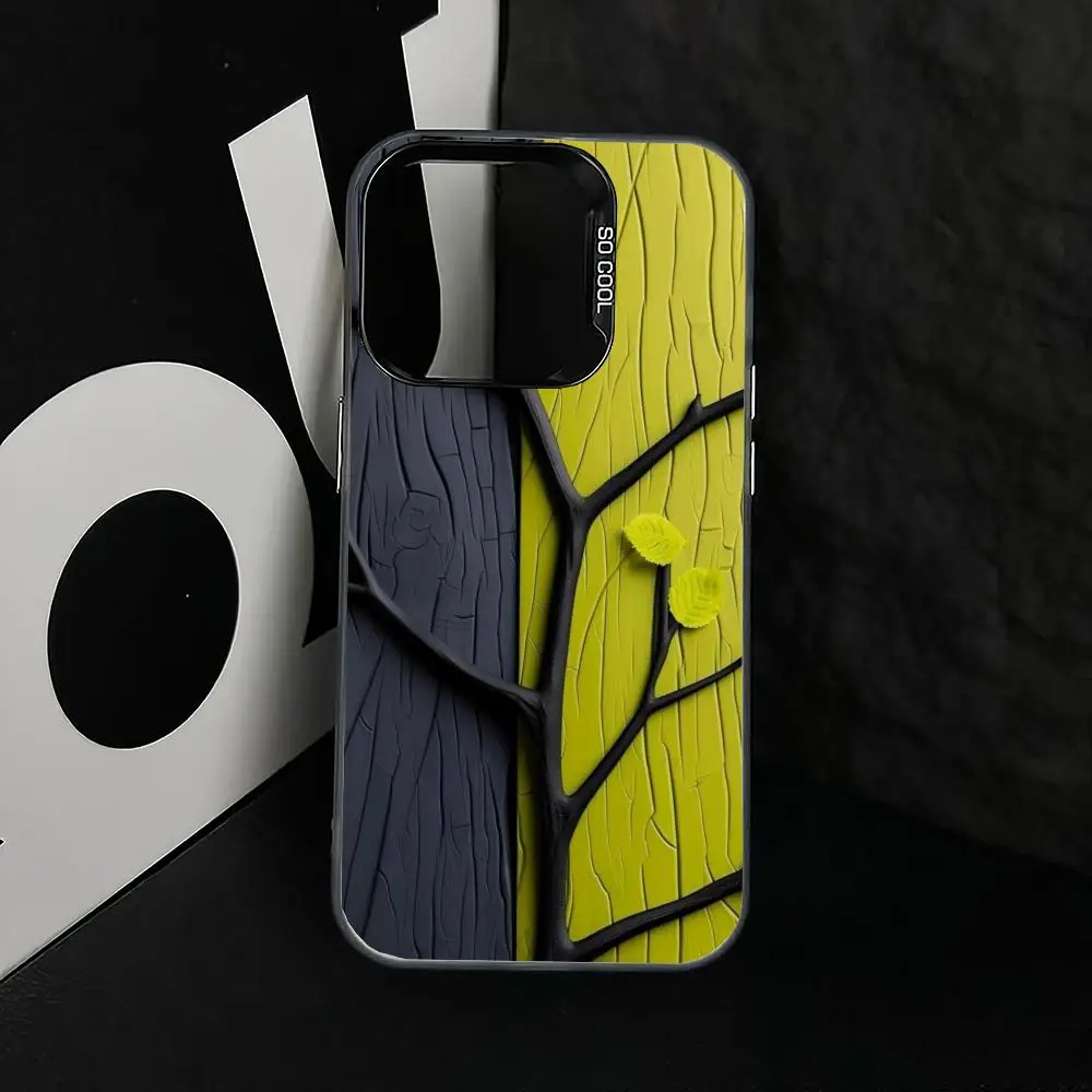 

Dead branches case for iPhone17 16 15 14 13 12 11 Pro/ Max/Plus shock-proof rear cover anti-fingerprint