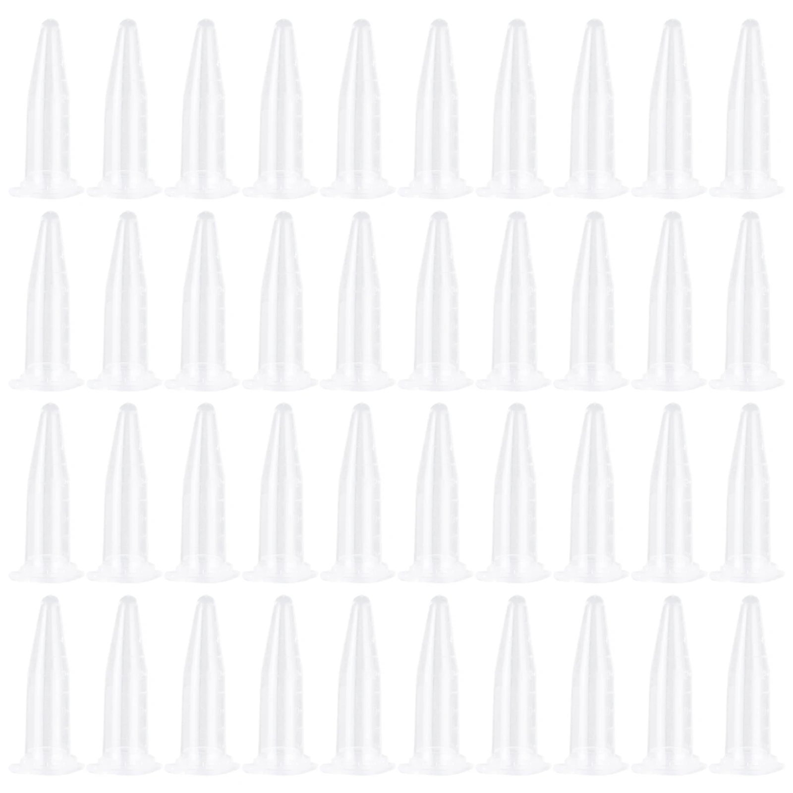 

1000 Pcs Tube Clear Test Tubes Vial Lab Plastic Storage Container