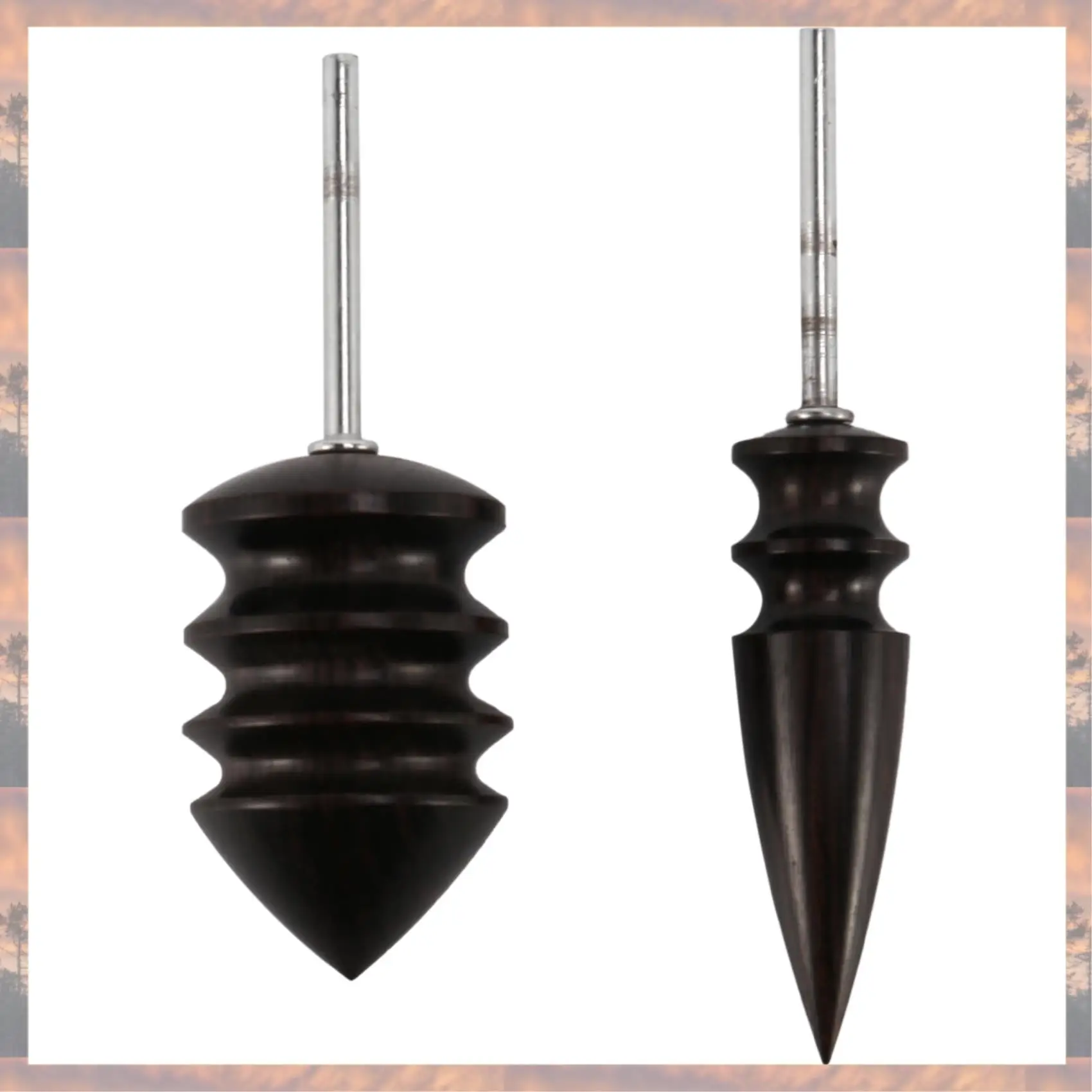 2025 Trend Pointed Tip Narra Leather Burnisher Leather Slicker Tool Drill Sets-1/8Inch (3Mm) Shank For Dremel Rotary Tools (2Pcs