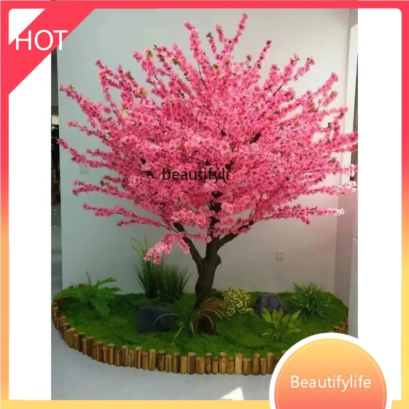 A029   Simulation fake tree shopping mall hotel wish tree ornament wedding window Nordic interior landscaping decoration fake tr