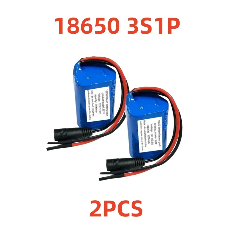 18650 12 فولت 3S1P 3500 مللي أمبير بطارية 18650 بطارية ليثيوم أيون مع BMS لإمدادات الطاقة الاحتياطية كاميرات CCTV #3
