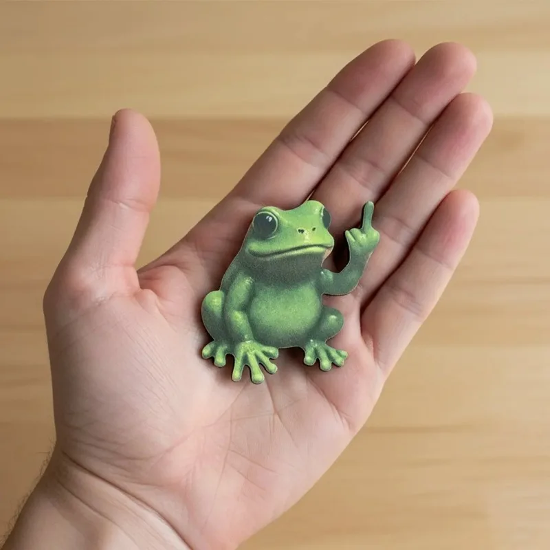 2D مضحك الحيوان العمودي الاصبع الوسطى شقة خشبية ديكور جدران المنزل لتقديم هدية للأصدقاء والأصدقاء الديكور الحرفية