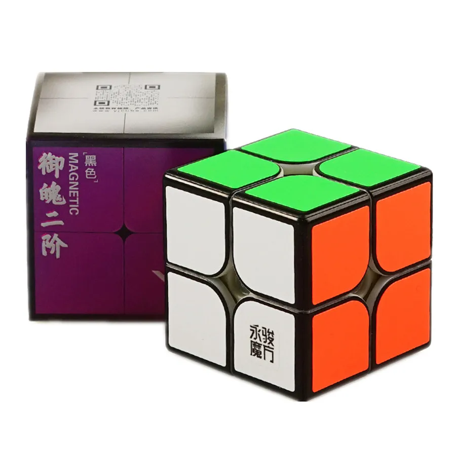 

[ECube] YJ Yupo 2x2x2 Magnetic Speed Magic Cube Upgrade Magnetic Pocket Mini Cube 2X2 Educational Toys for Kids Cube