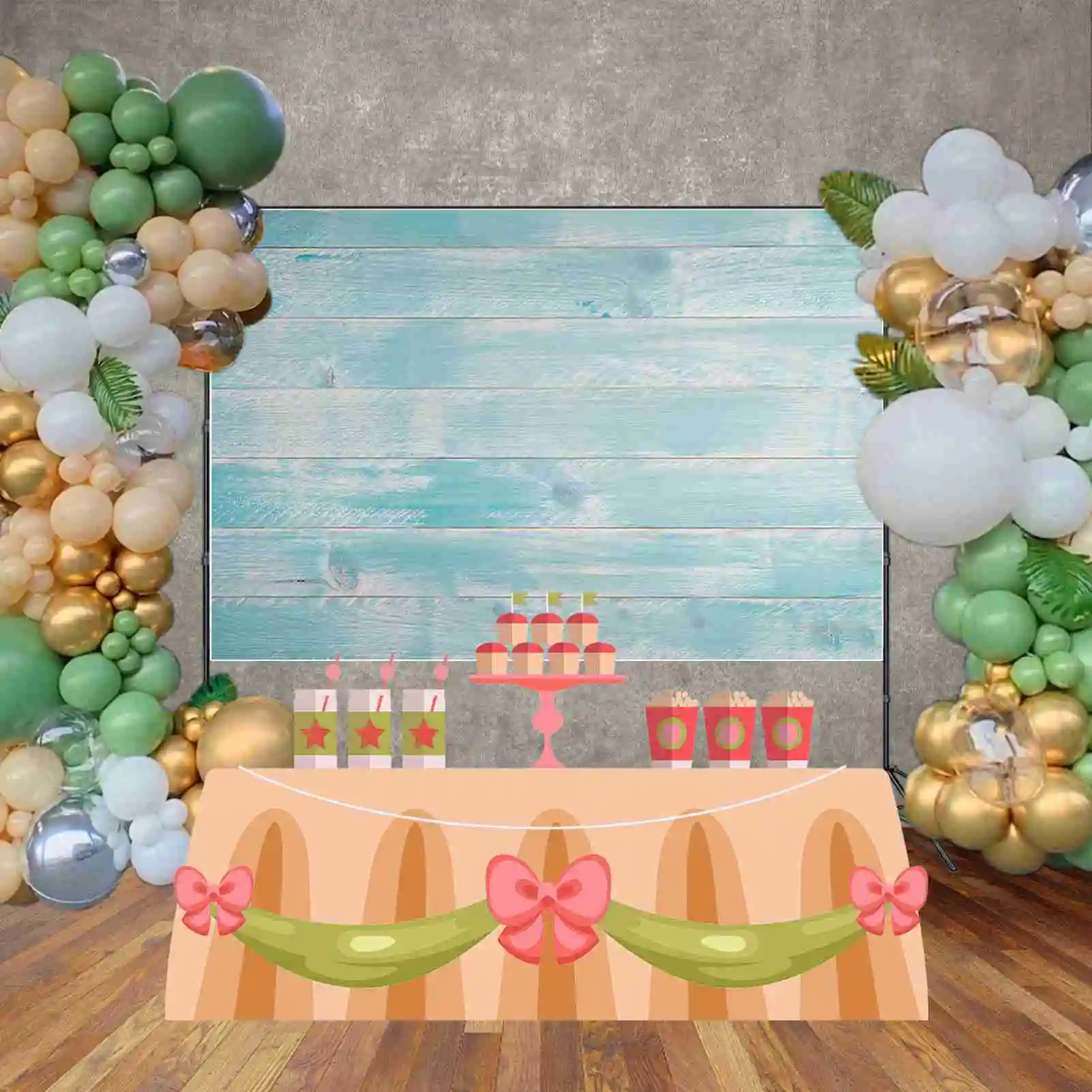 MOON.QG-Fondo de madera para estudio fotográfico, producto de fondo, accesorios de fotografía, tablero de tablón, papel tapiz, decoraciones de cumpleaños para el hogar