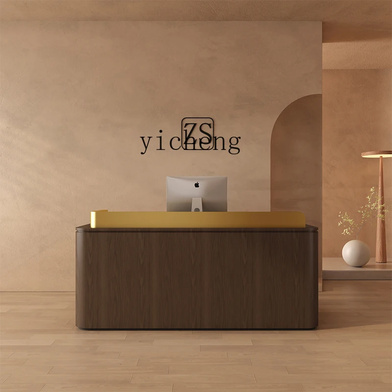 

LSL Commercial front desk checkout page Company Small reception desk Bar counter table