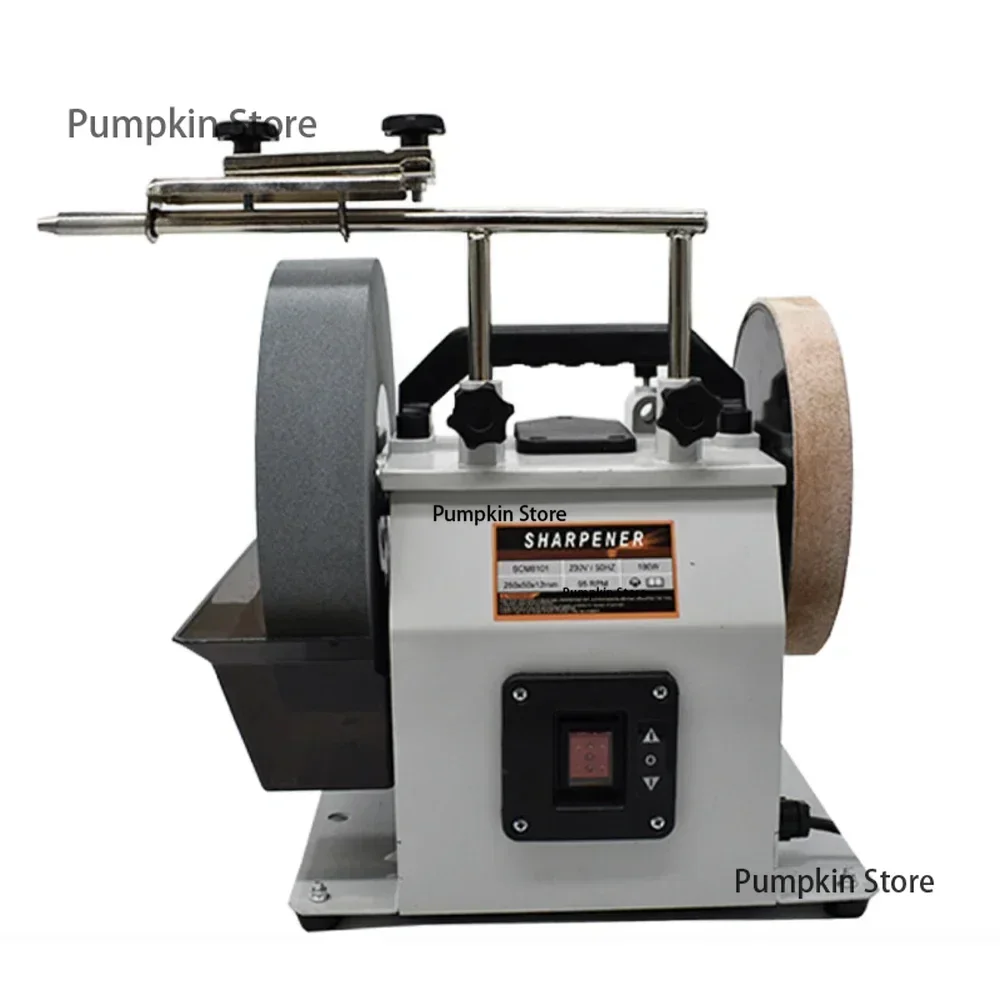 10 Inches New Sharpening Machine 220v/180w Low Speed Water Cooled Grinder Small Polisher Standard High Match Tools Equipment