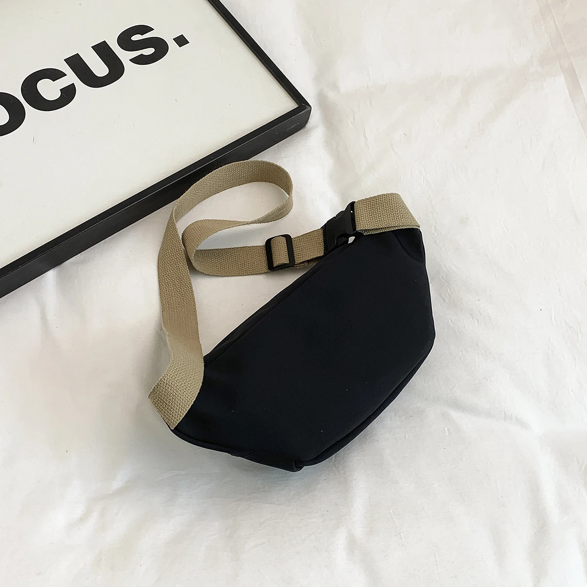 Fanny Pack Half Moon Damen Brusttasche Große Kapazität Sling Bags Umhängetasche Multifunktionale Hüfttaschen Reisen – Detail 12