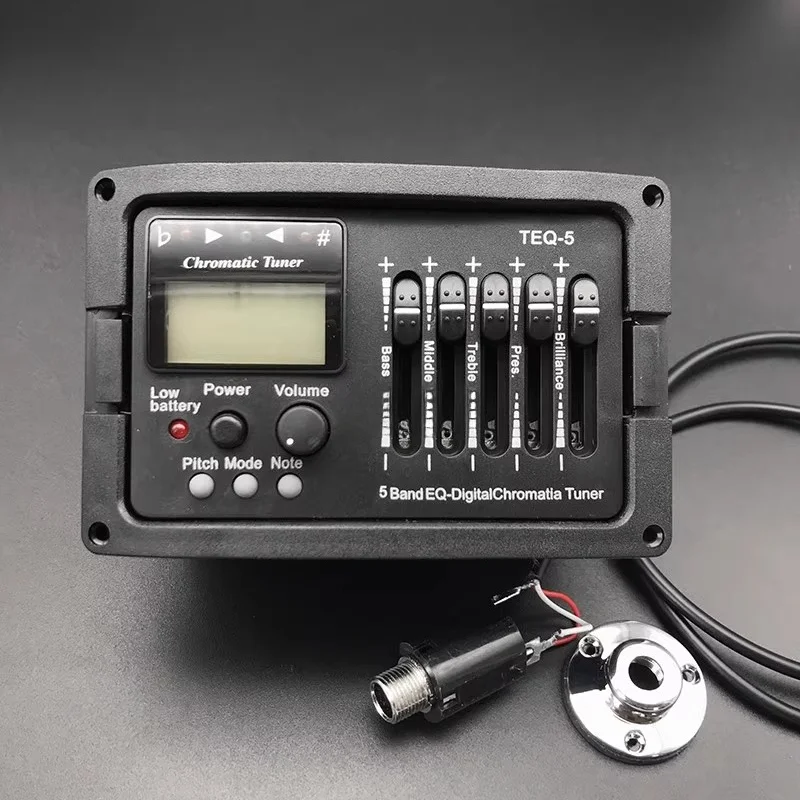 

Guitar Pickup 5-band Pickup TEQ-5 with Twelve-tone Equal Temperament Tuner 5-band Pickup Electric Guitar