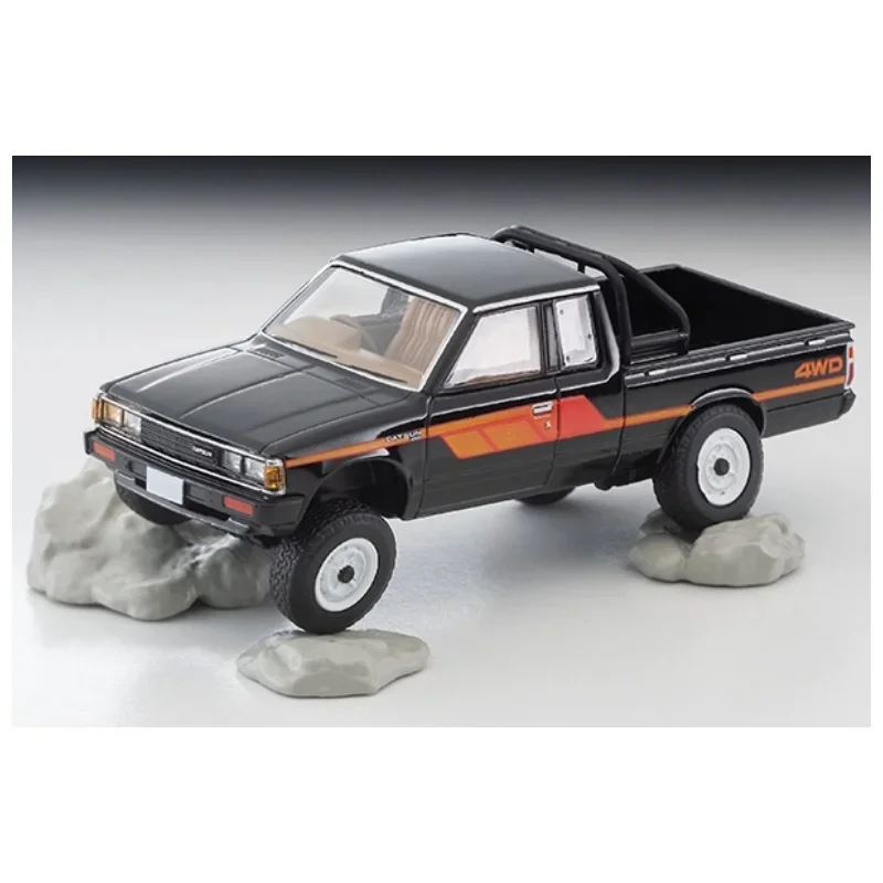 TAKARA TOMY TLV 1:64 N320a N321a Datsun 4WD TRUCK, alloy die-cast static miniaturized car Tide play model, toy gift for boys.