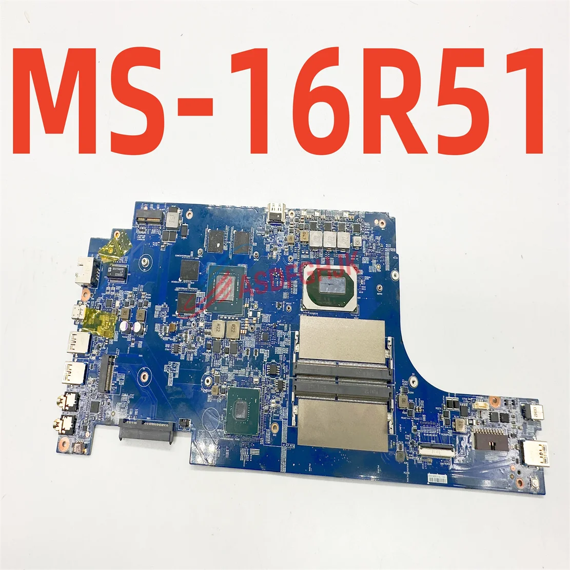 Imagem -02 - Ver 2.0 para Msi Gf63 Fino 10ud Ms-16r5 Placa-mãe do Portátil com I5-10500h I7-10750h e Gtx1650m Rtx3050 Teste ok Ms16r51