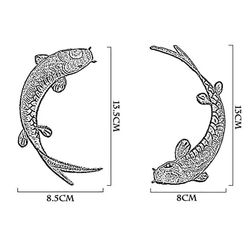 taichi karpia ryba haftowane naszywki DIY naklejki w paski klasyczny etniczny karp Koi haftowana naszywka naszywki na odzież aplikacja