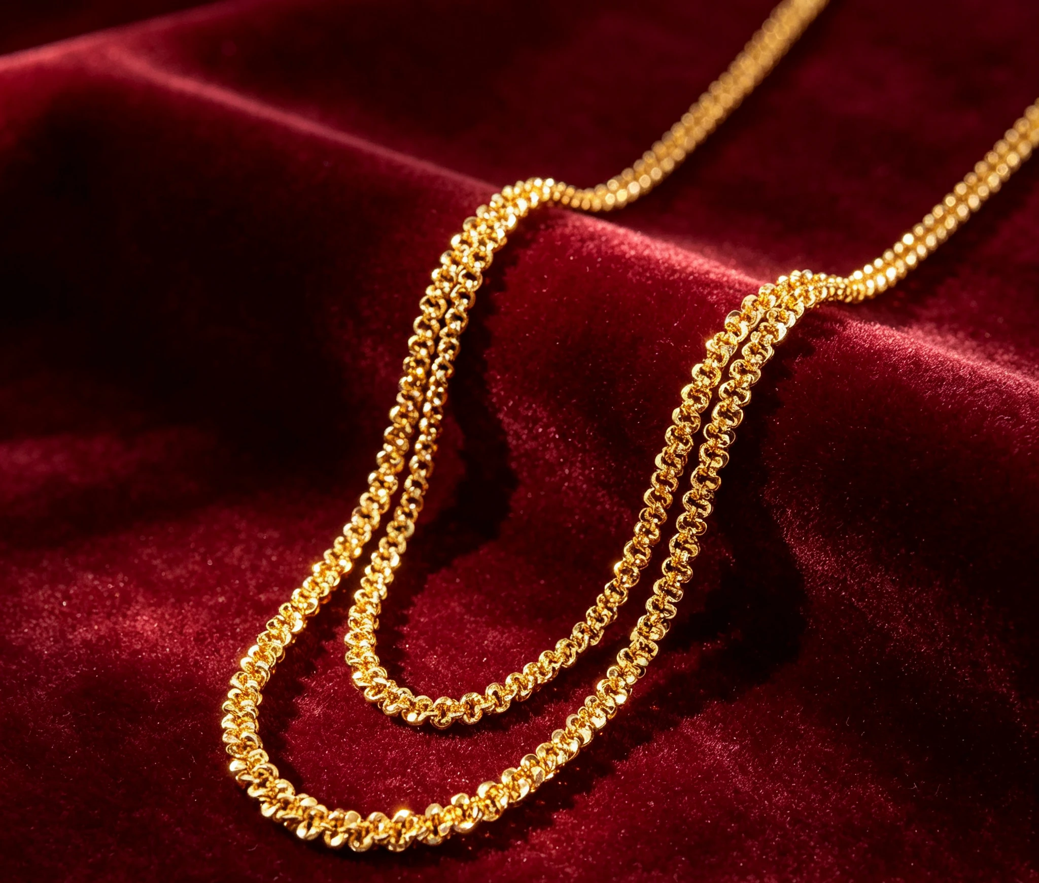 9999 Pure Gold real gold Women's Snowflake Caterpillar Necklace Bracelet Anklet Set birthday gift
