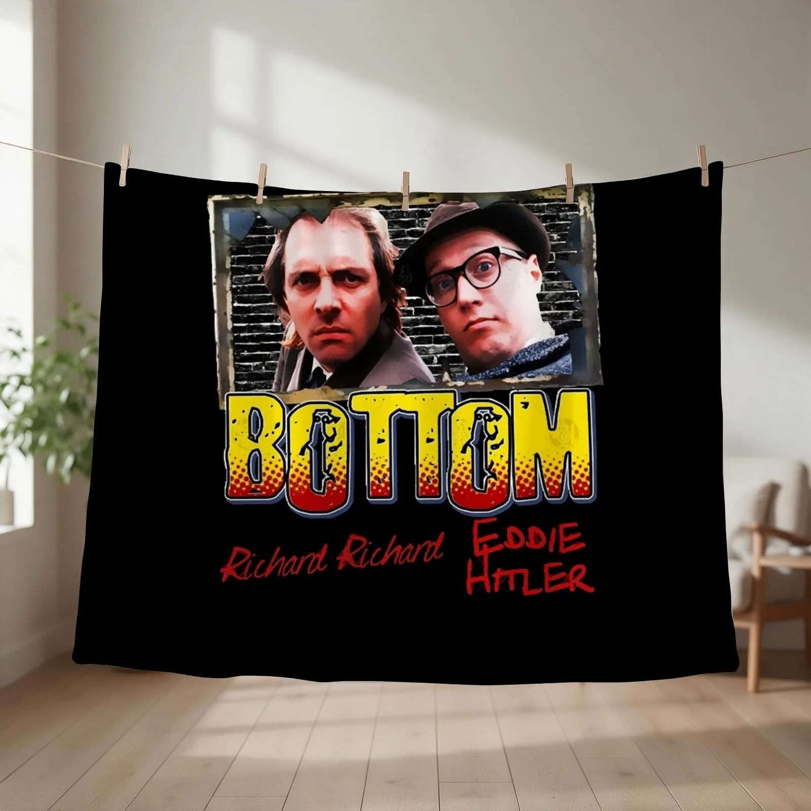 Bottom - Richie And Eddy Design Throw Blanket valentine gift ideas Luxury Designer Picnic cosplay anime Blankets