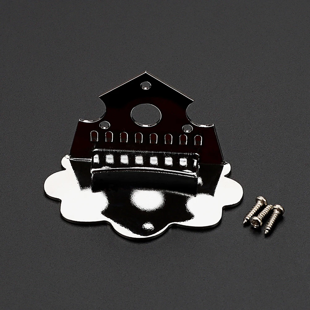 

Cloud-shaped Tailpiece Metal Mandolin Parts Instrument Musical with Screws Replacement Instruments