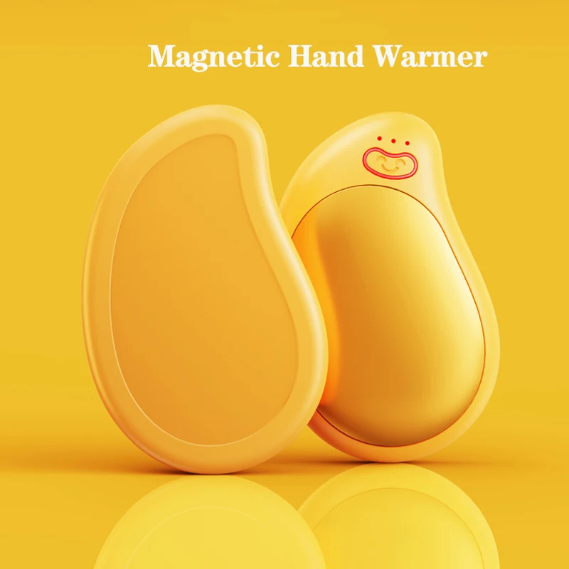 Eary 2000mAh * 2 قابلة للشحن تدفئة اليد المغناطيسي 3-إعدادات المانجو على شكل سخان كهربائي الشتاء هدايا عيد الميلاد لصديق النساء #6
