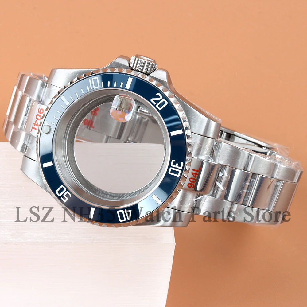 For SUB NH35 40MM Watch Case Multi-functional Fit Submariner NH34 NH35 NH36 NH38 Movement 28.5mm Dial Oyster Strap Accessories