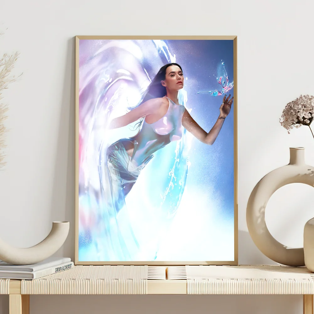 المغني K-Katy P-Perry 1432 ألبوم ساخن المشارك يطبع الجدار ملصق الديكور اللوحة ذاتية اللصق غرفة نوم المعيشة مكتب HomeRoom #6