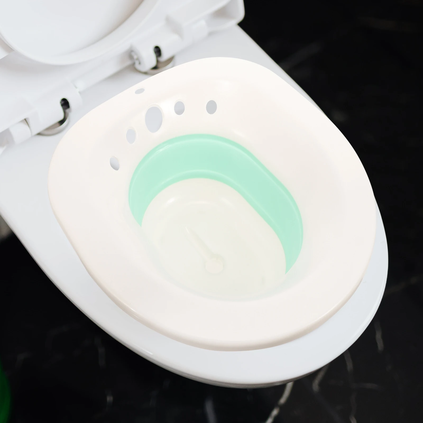 

Foldable Bidet Basin for Standard Toilet Seat Durable Premium Material Easy Storage Suitable Pregnant Women Elderly Hemorrhoids