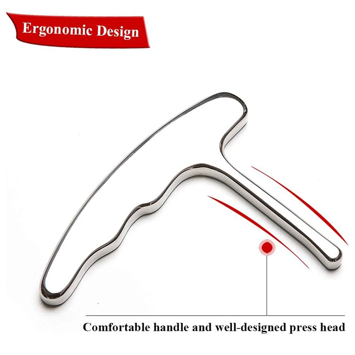 أداة تدليك الزناد من الفولاذ المقاوم للصدأ - تدليك الأنسجة العميقة - أداة الضغط الإبري لتخفيف آلام الليفي العضلي