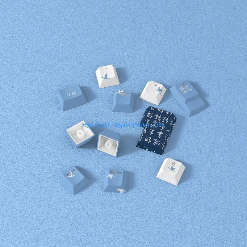 U2JE PBT Backlit Keycaps DyeSublimation WildGoose Keycap Set CherryProfile for Gaming Mechanical Keyboard