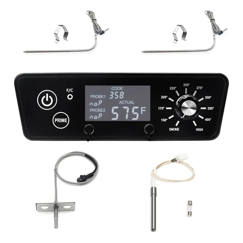 IALJ-LCD Controller For Pit Boss 3/4/5 Series Vertical Pellet Grills - Replacement Control Board With Display