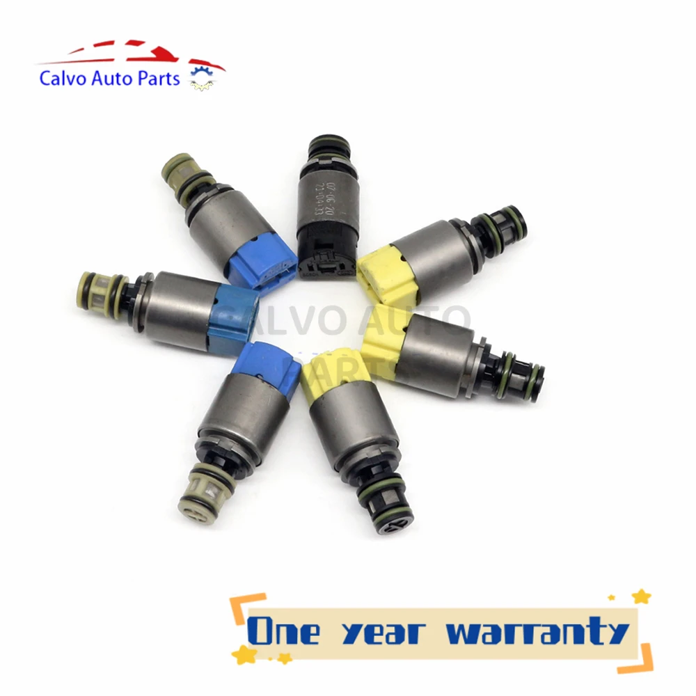 7PCS 6HP19 6HP26 6HP32 Transmission Solenoid For BMW X3 ZF6HP19 ZF6HP21 ZF6HP26 ZF6HP28 ZF6HP32 ZF6HP34 1068-298-045 1068298044