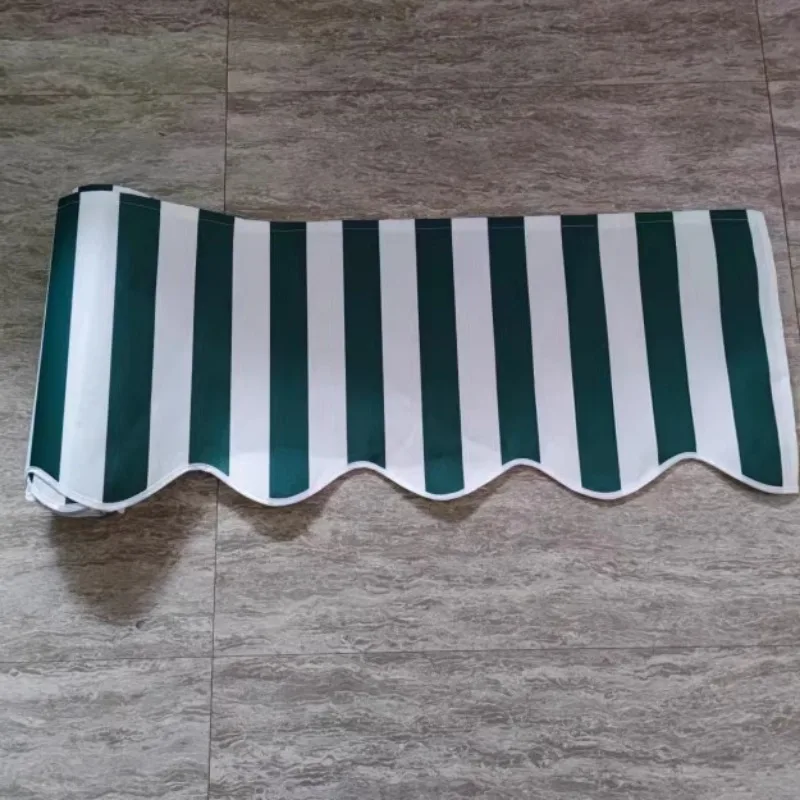 Retractable Awning Patio Replacement Fabric Window Valance Manual Exterior Sun Shade Deck Window Cover Sunshade Canopy Curtain