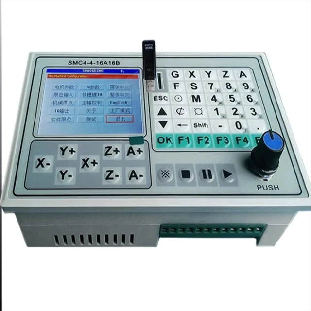 SMC4 CNC 3‑Axis Off‑line Controller, Pulse Control Module for Stepper & Servo Motor