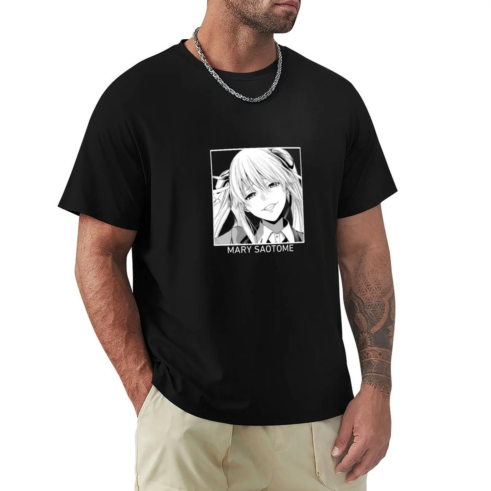 Mary Saotome Kakegurui T-Shirt funnys plus size clothes graphic shirts summer tops t shirts for men graphic