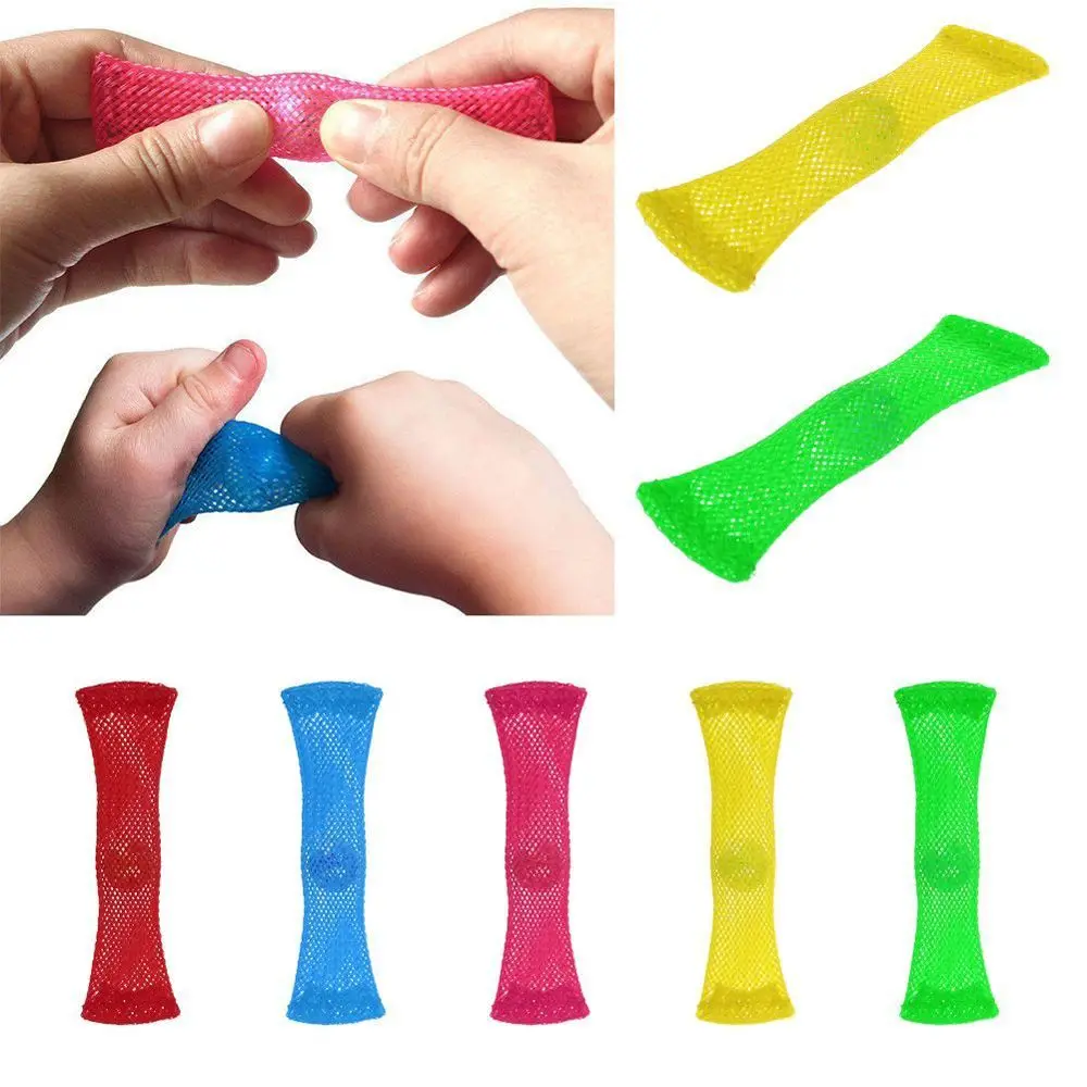 Autismo y TDAH niños ocupados aliviar el estrés Fidgets aumentar el enfoque malla trenzada mano Fidget juguetes sensoriales