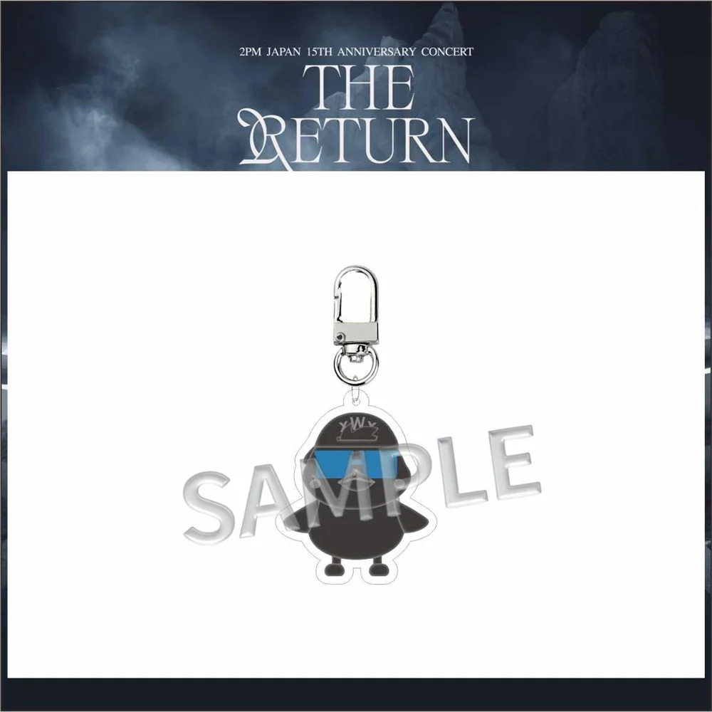 2PM 15Th Anniversary Cartoon Acrylic Keychain 5CM Double Sides
