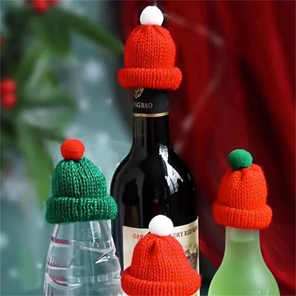 Cute Knitting Mini Pompom Hats DIY Craft Supplie Headwear Garment Doll Toys Decortion Children Scrapbooking Arts Small Cap