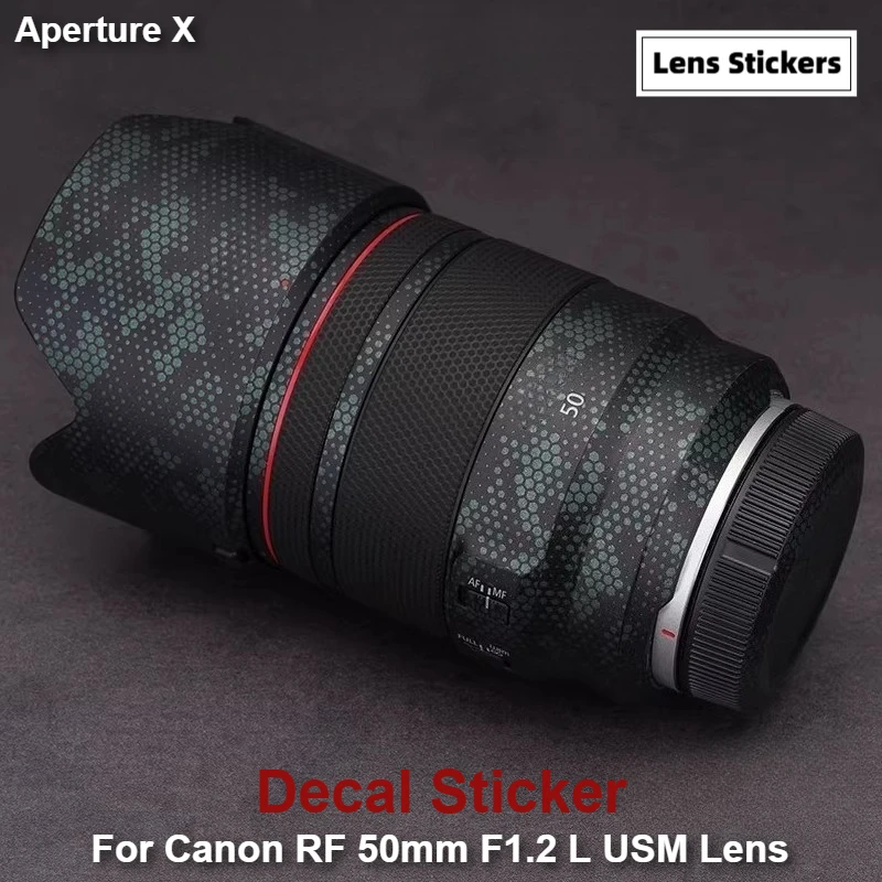 

For Canon RF 50mm F1.2 L USM Lens Sticker Vinyl Wrap Film Lens Body Protective Sticker Protector Coat RF50/F1.2 F/1.2