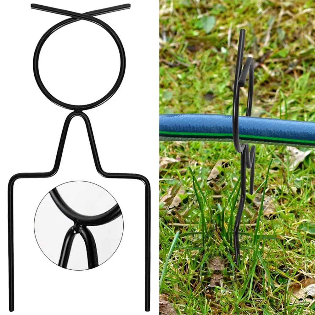 

12 Pack Garden Hose Guide Stakes Water Hose Guide Bracket For Plant Protection Water Pipe Positioning Guide Spike Holder