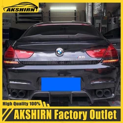 For BMW 6 Series F06 F12 4-door 2-door PSM Style Carbon Fiber Trunk Spoiler Wing 640i 640d 650i