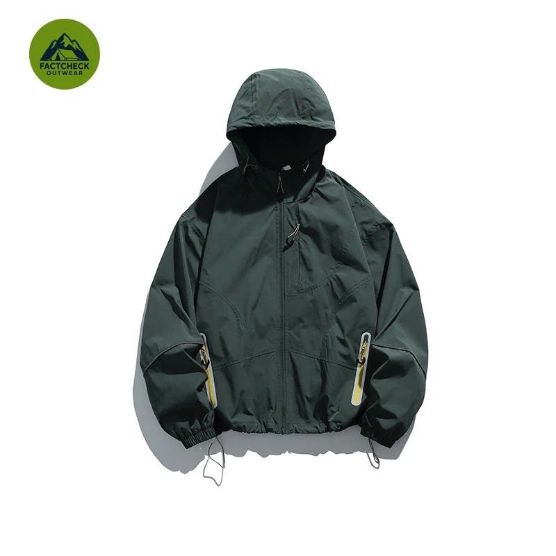 FACTCHECK Top Quality EU US Size Functional Outdoor Shell Jacket, Water Repellent Three-proof Design, Loose Cargo