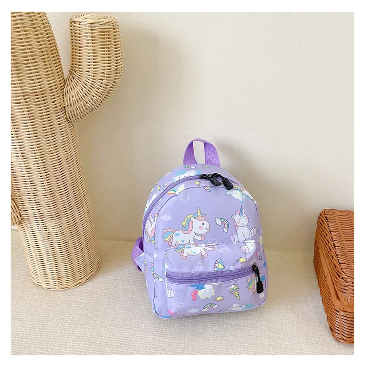 New Children Bag Oxford Cloth Cartoon Dinosaur Pattern Backpack Kindergarten Casual and versatile Baby Schoolbag