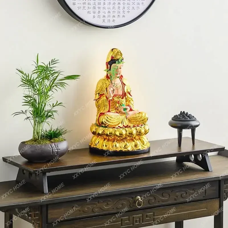 

Buddha Niche Modern Light Luxury Small Desktop Living Room God of Wealth Worship for New Chinese Style