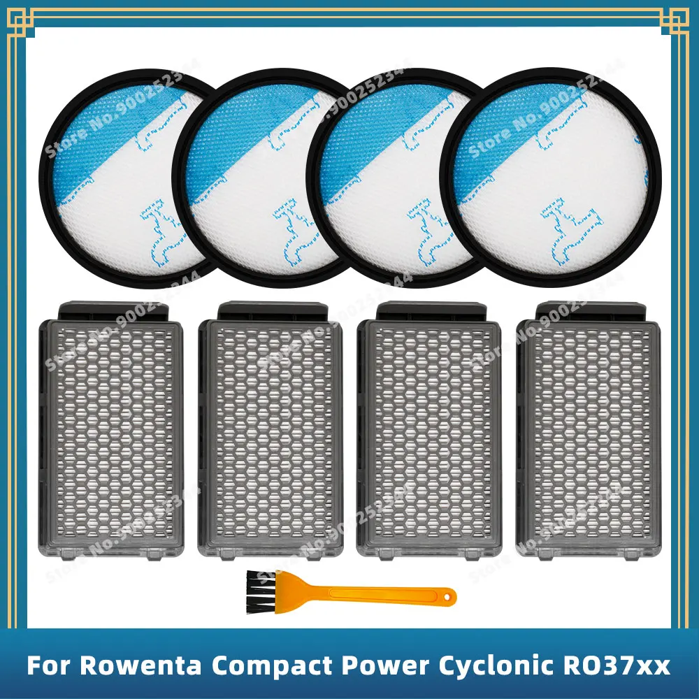 Hepa Filter Compatible For Rowenta Compact Power Cyclonic RO3718 RO3724 RO3731 RO3753 RO3786 RO3798 / Compact Force RP3721EA