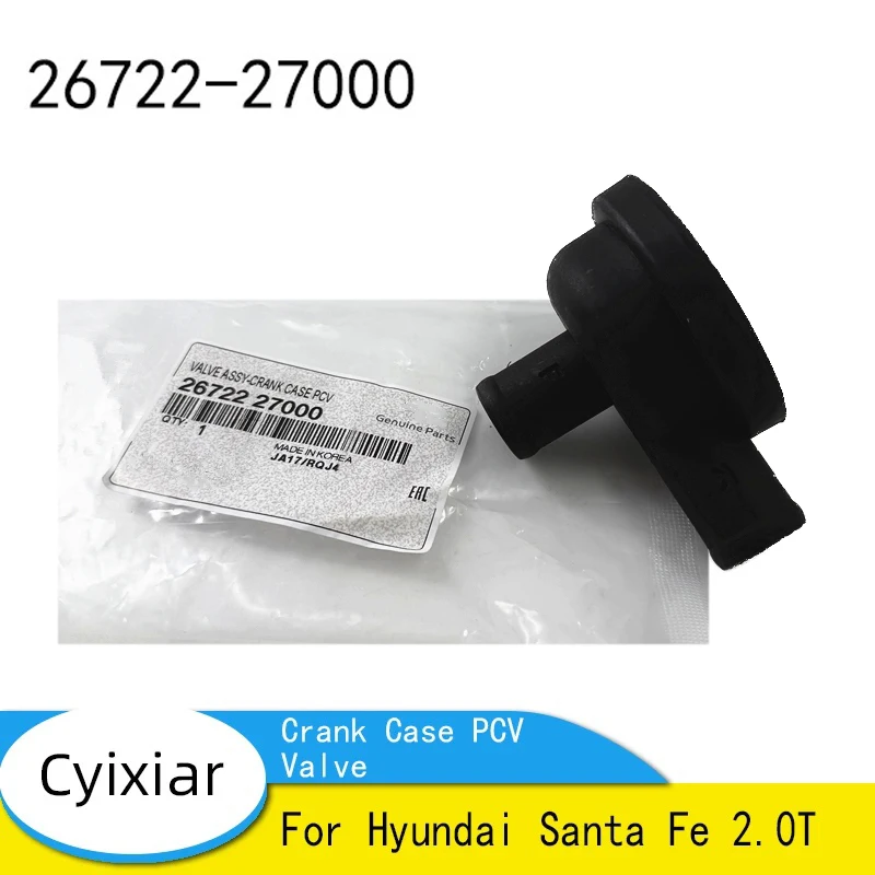 Nowy zawór PCV skrzyni korbowej do Hyundai Santa Fe 2.0T 2672227000 26722-27000