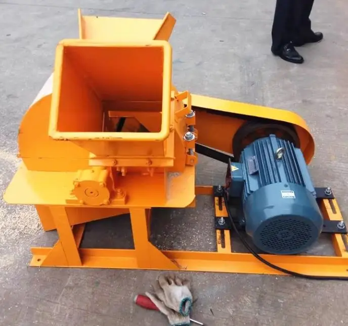 #Commercial Wood Crusher for Bulk Processing of Wood and Branches Into Sawdust
